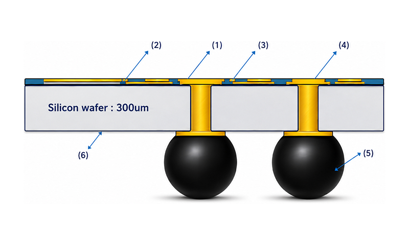 TSV interposer structure